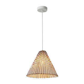 Boho Handgemaakte Geweven Rieten Hanglamp