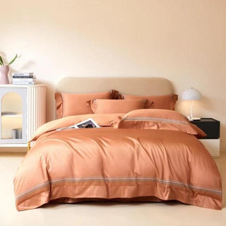 Amsterdam Orange Duvet Cover Set (Egyptian Cotton)